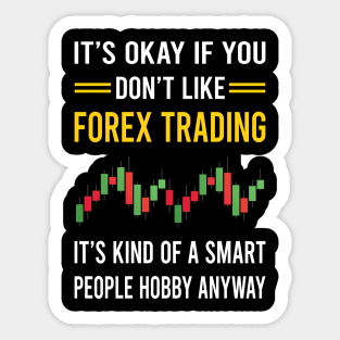 Smart People Hobby Forex Trading Trade Trader Sticker